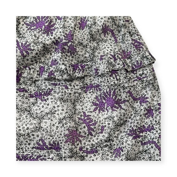 Isabel Marant Étoile Diya Skirt Ecru Lilac FR34 XS NWT $455 Ruffle Tiered - Picture 11 of 15